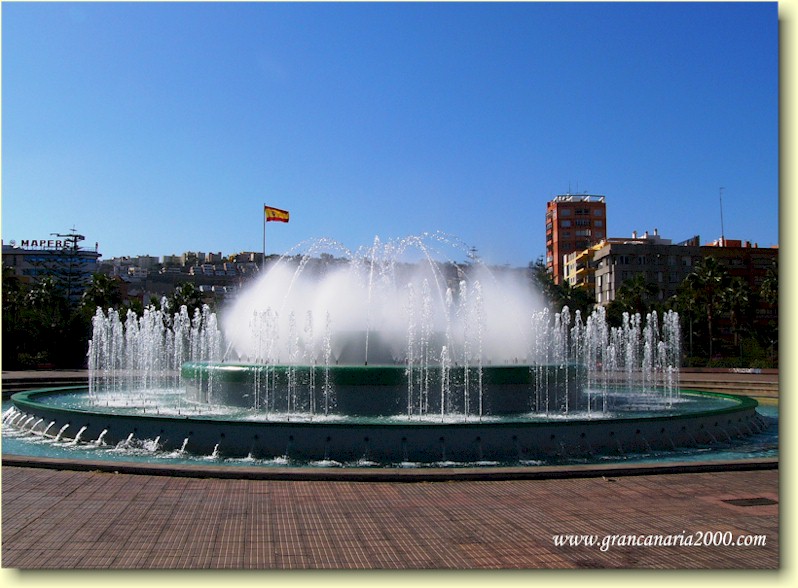 Las Palmas - fuente luminosa